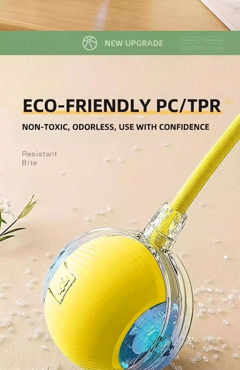 Smart Interactive Dog Toy Ball – Automatic Self-Play, Chew-Resistant, Anxiety Relief for Puppies