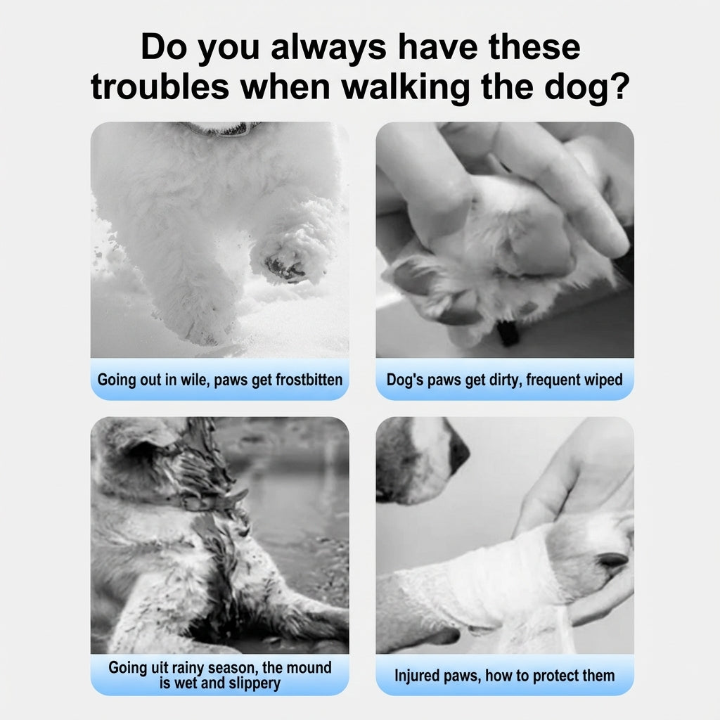 Breathable Anti-Slip Dog Shoes – Soft-Sole, Reflective, Stay-On Design for Small to Large Dogs (All-Season)